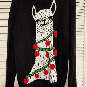 Llama Christmas sweater